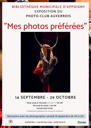 Rencontre avec les photographes / Exposition du PhotoClub Auxerrois 