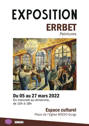 Exposition de peinture par Errbet