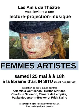 Lecture-Projection-Musique : Femmes artistes