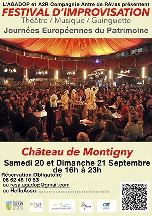 Festival d’Improvisation (Théâtre / Musique / Guinguette) dans le cadre des Journées Européennes du Patrimoine