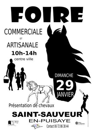 Foire commerciale et artisanale (avec prsentation de chevaux)