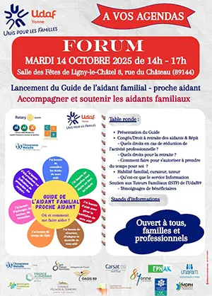Forum dans le cadre du lancement du Guide de l’aidant familial - proche aidant 