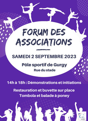 Forum des associations : Présentation des associations, démonstrations, inscriptions, tombola gratuite, balade en poneys...
