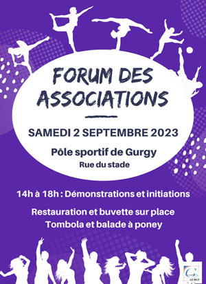 Forum des associations : Prsentation des associations, dmonstrations, inscriptions, tombola gratuite, balade en poneys...