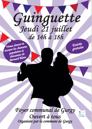 Gurgy Guinguette : danses de salon animes par Bernard Blanc