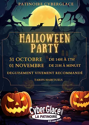 Halloween Party : Après-midi magique : patinez déguisés dans une ambiance mystérieuse avec jeux de lumières tamisés !
