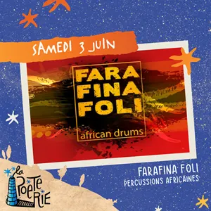 Concert avec Farafina Foli (percussions africaines)