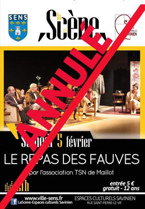 Annulé // Théâtre :