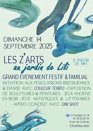 "Les Z' arts au jardin de Lili" : Grande manifestation festive et familiale ouverte à tous et gratuite sur le thème du jeu