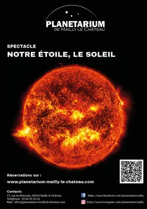 Séance de planétarium : Le Soleil, notre étoile
