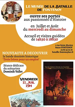 Le musée de la Bataille de Fontenoy ouvre ses portes aux passionnés d’histoire avec des visites guidées