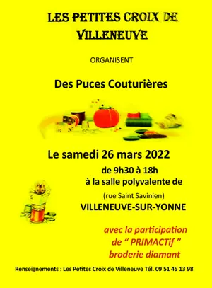 Puces couturières (articles de couture, broderie et loisirs)
