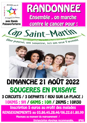 Randonnée / marche contre le cancer pour le Cap Saint-Martin