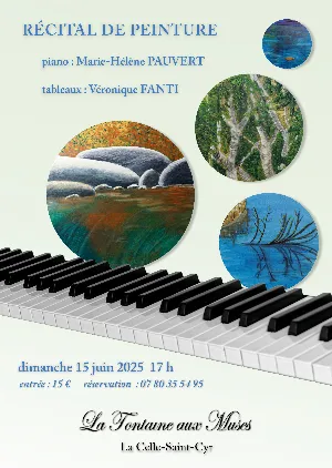 Récital de Peinture avec Marie-Hélène Pauvert (piano) et Véronique Fanti (tableaux)