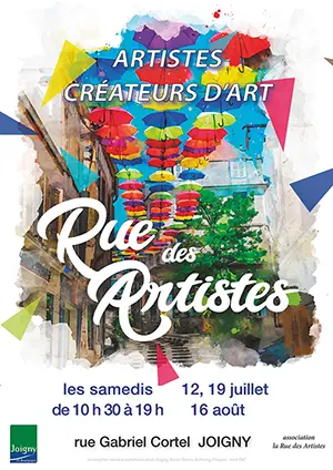 Rue des Artistes (artistes et créateurs d'art)