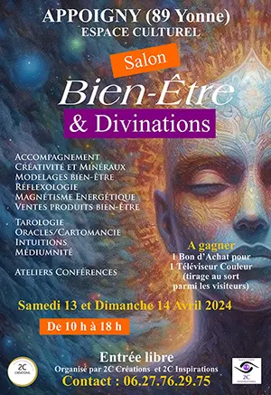 Salon Bien-tre et Divination (47 professionnels sur 2 jours)
