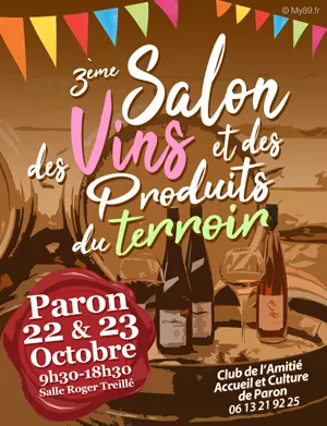 3me Salon des vins & produits du terroir de Paron (sur 2 jours)