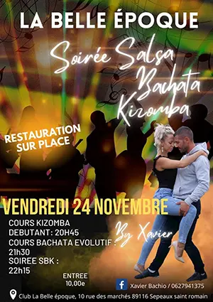 Soirée Salsa Bachata Kizomba by Xavier