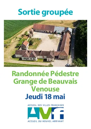 Sortie groupée : Randonnée Pédestre à la Grange de Beauvais à Venouse (dans l'Yonne)