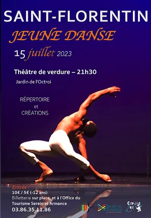 Spectacle Jeune Danse (rpertoire et crations) avec des jeunes crateurs contemporains issus d'coles suprieures franaises et europennes en clture du stage de danse intensif 