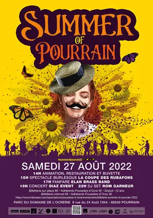 Summer of Pourrain : animations, spectacle burlesque, fanfare, concert pop, soul et DJ Set !