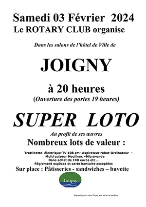 Super Loto (nombreux lots de valeur)