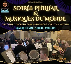 Soirée Philhar & Musiques du Monde dans le cadre du Festival Terrasses du Bel-Air