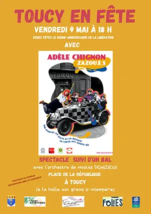 A PREVOIR VENDREDI 9 MAI // Toucy en fête : spectacle-concert