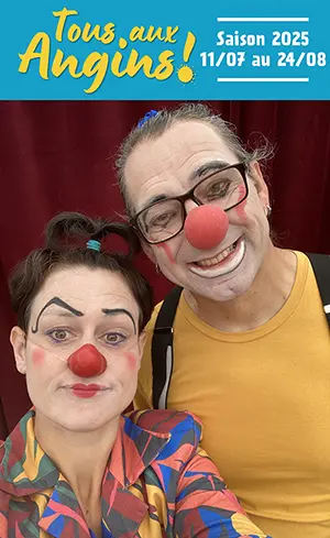 Spectacle en famille : Duo Senza Nome (Clowns / à partir de 3 ans) dans le cadre du Festival