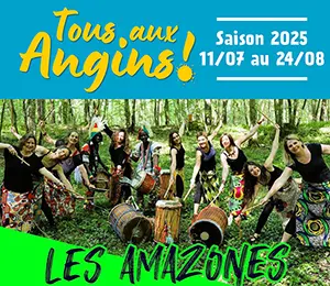 Musique avec Les Amazones (Percussions africaines) dans le cadre du Festival 