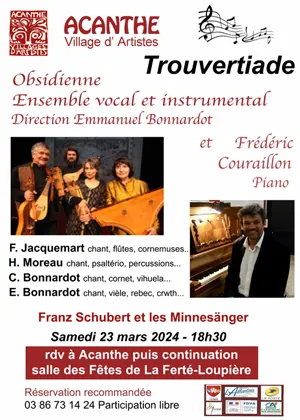 Exposition et concert « Trouvertiade » avec Frédéric Couraillon et Obsidienne
