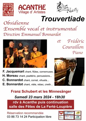 Exposition et concert Trouvertiade avec Frdric Couraillon et Obsidienne