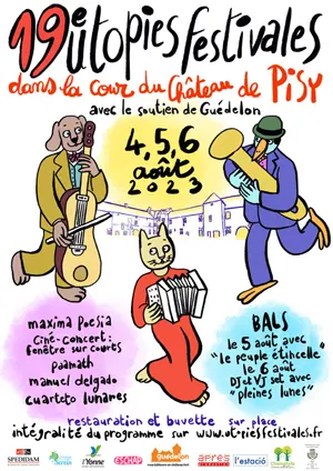 19me Utopies Festivales de Pisy (3 jours de concerts et de bals)