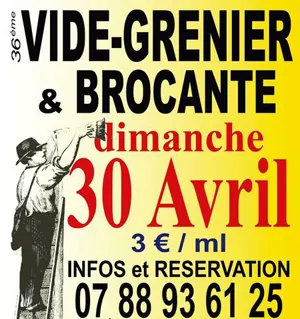 36me Vide-Grenier et brocante (450 exposants)