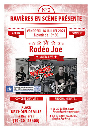 Apro-concert avec Rodo Joe (Rock'n Roll et Blues  l'ancienne) dans le cadre de Ravires en Scne (saison 6)