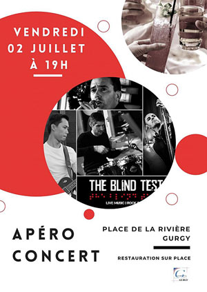 Apéro-concert avec The Blind Test (pop rock)