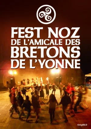 Atelier initiation à la danse bretonne (gratuit) et Fest-Noz animé par l'ensemble de Cornemuses Centre France A Ti A Taille avec l'Amicale des Bretons de l'Yonne