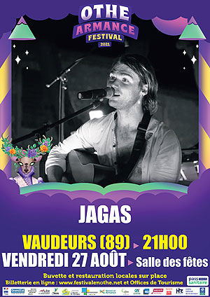 Othe-Armance Festival (festival itinérant) : Concert avec Jagas (rock / chansons rock festives)