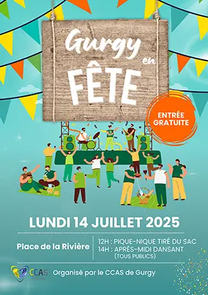 Gurgy en Fête : Pique-nique + Après-midi dansant (tous publics)