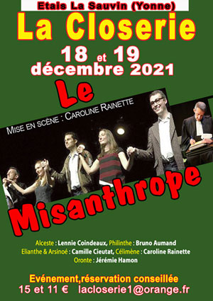 Théâtre (reprogrammé) :