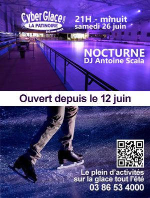 Nocturne  la patinoire avec le Dj Antoine Scala
