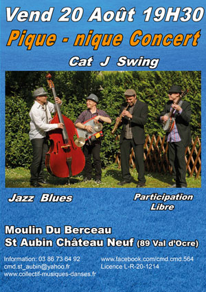 Pique-nique concert avec Cat J Swing (Jazz Blues)