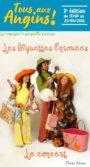 Spectacle en famille : "Les Biquettes enrouées" (Spectacle musical à partir de 3 ans) dans le cadre du festival "Tous aux Angins !" – Tannerre-en-Puisaye (Lieu-dit Les Angins / sous chapiteau)