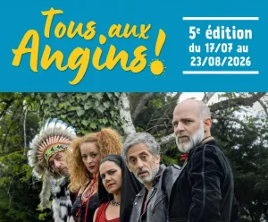 Théâtre : "La Tragibile d'Andromaque" (La tragédie revisitée en mode burlesque / Tout public) dans le cadre du festival "Tous aux Angins !" – Tannerre-en-Puisaye (Lieu-dit Les Angins / sous chapiteau)