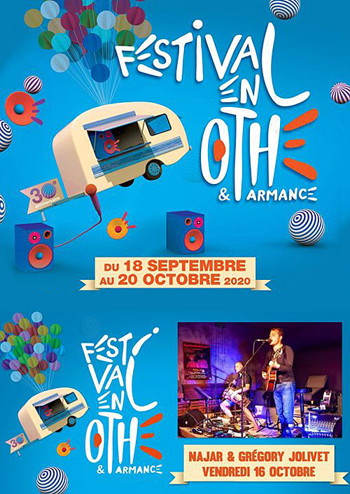 FESTIVAL EN OTHE : CONCERT avec Najar & Grégory Jolivet (Musiques traditionnelles)