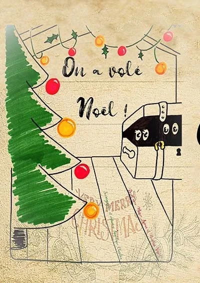 ON A VOLE NOEL / Tout public dès 4 ans – Auxerre (Péniche-théâtre La scène des quais) (affiche de l’événement)