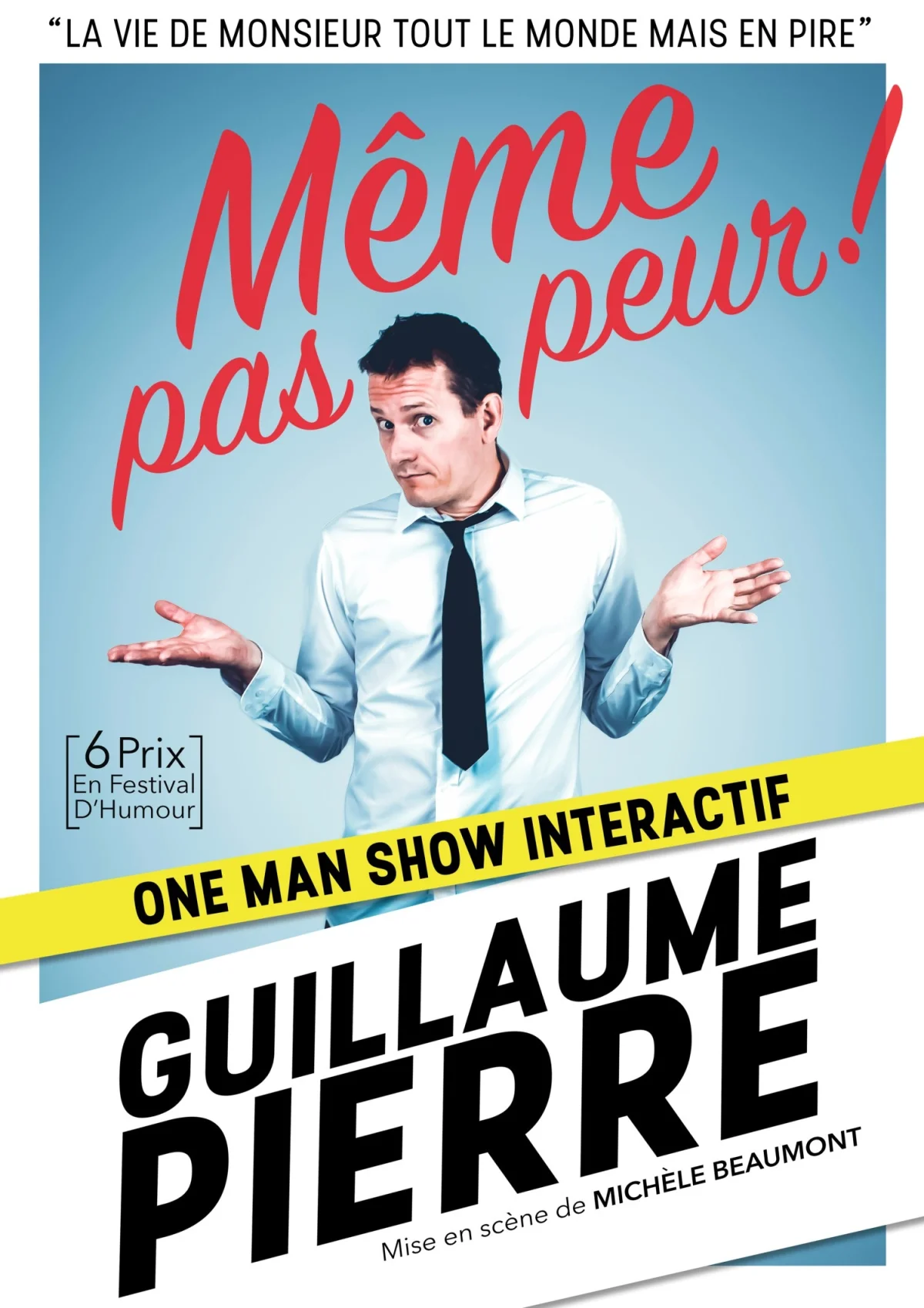 One Man show "même pas peur" – Bassou (Salle des fêtes) (affiche de l’événement)