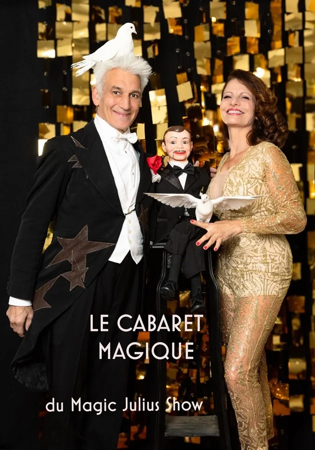Le Cabaret Magique du Magic Julius Show – Auxerre (péniche-théâtre La scène des quais) (affiche de l’événement)