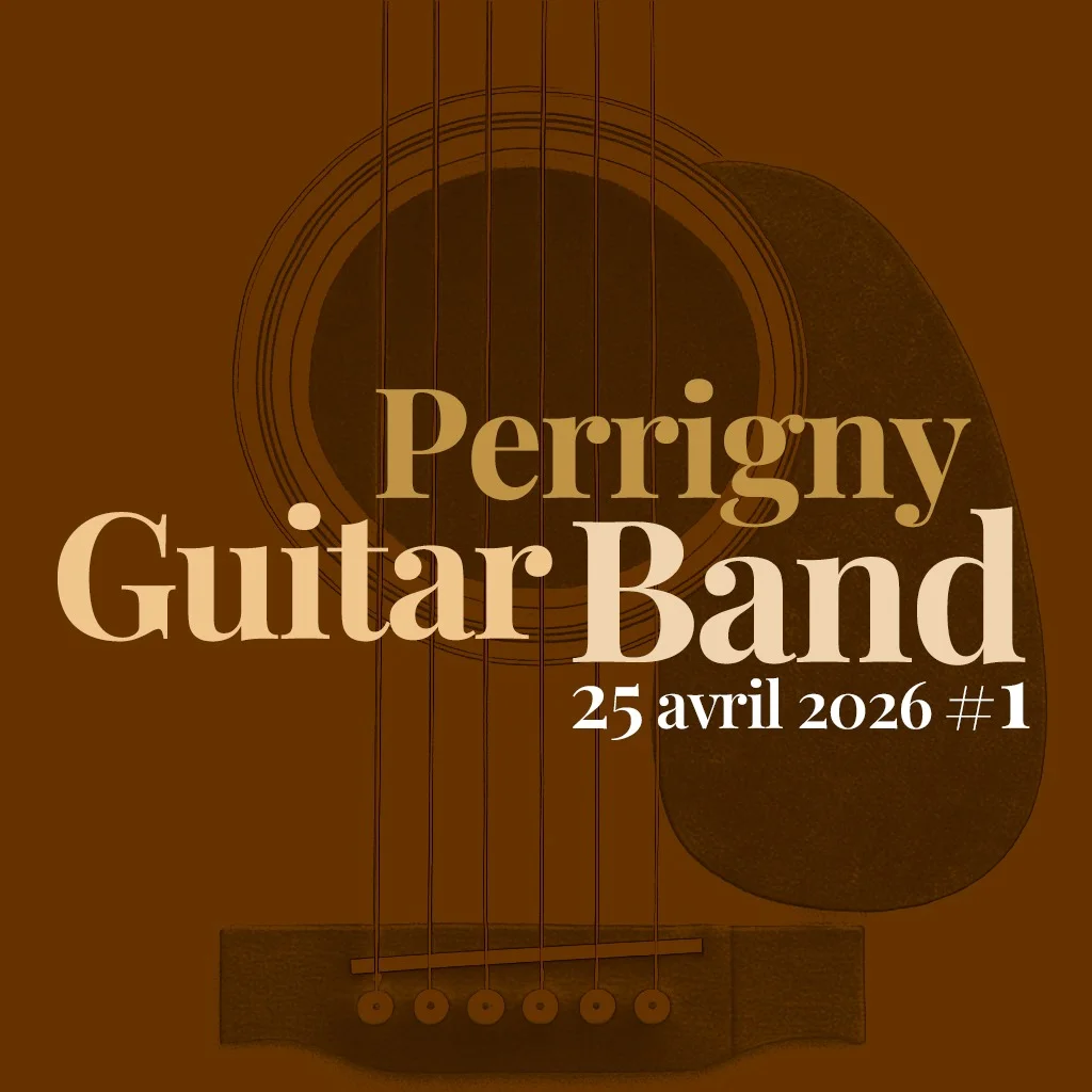 Perrigny Guitar Band (1ère édition) : concert électro-acoustique autour de Clapton, Dylan, Hendrix, Sting et autres (programme modifié*) – Perrigny (Salle polyvalente) (affiche de l’événement)