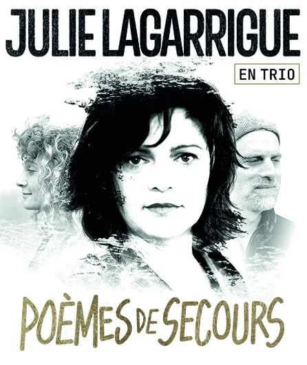 Poèmes de secours - Julie Lagarrigue en trio, concert de chansons d'auteur – Auxerre (Théâtre La Scène des Quais) (affiche de l’événement)